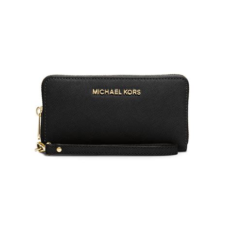 michael kors large flat phone wristlet|Michael Kors wristlet wallet outlet.